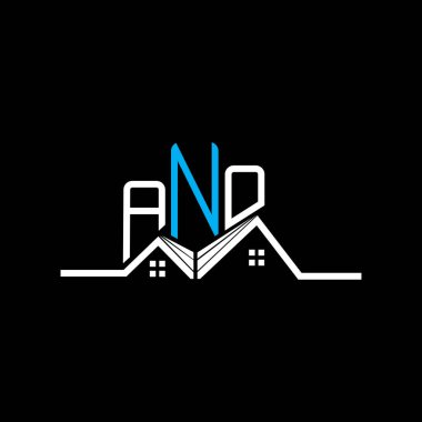 ANO emlak logosu tasarımı, ANO basit ve modern logo. ANO lüks alfabe tasarımı  