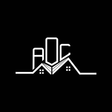 AOL emlak logosu tasarımı, AOL basit ve modern logo. AOL lüks alfabe tasarımı  