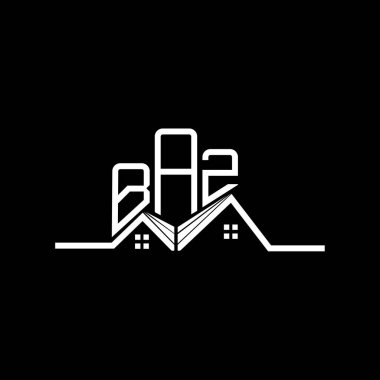 BAZ Real State logo tasarımı, BAZ basit ve modern logosu. BAZ lüks alfabe tasarımı  