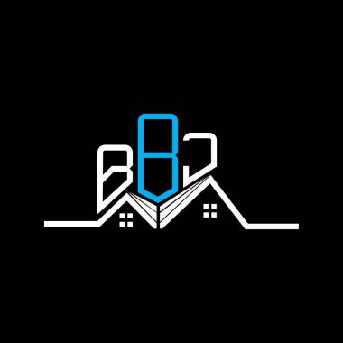 BBJ Real State logo tasarımı, BBJ basit ve modern logo. BBJ lüks alfabe tasarımı  