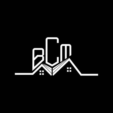 BCM Real State logo tasarımı, BCM basit ve modern logo. BCM lüks alfabe tasarımı  