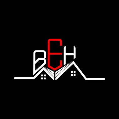 BEH Real State logo tasarımı, BEH basit ve modern logo. BEH lüks alfabe tasarımı  