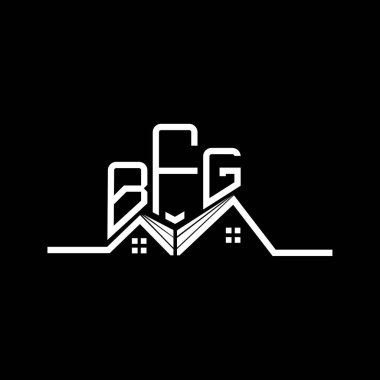 BFG Real State logo tasarımı, BFG basit ve modern logo. BFG lüks alfabe tasarımı  
