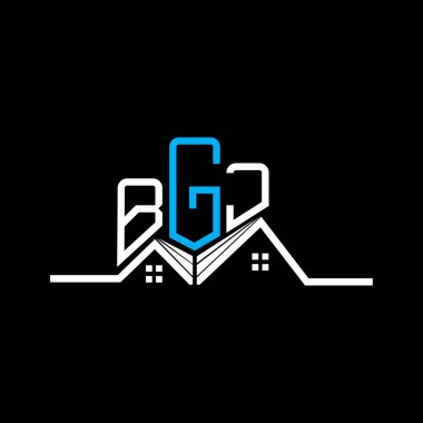 BGJ Real State logo tasarımı, BGJ basit ve modern logo. BGJ lüks alfabe tasarımı  