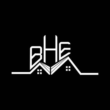 BHE Real State logo tasarımı, BHE basit ve modern logo. BHE lüks alfabe tasarımı  