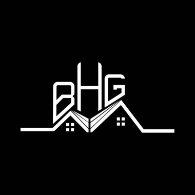BHG Real State logo tasarımı, BHG basit ve modern logo. BHG lüks alfabe tasarımı  