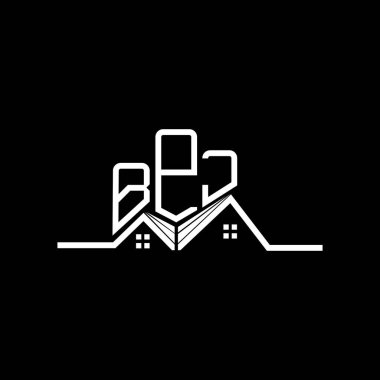 BPJ Real State logo tasarımı, BPJ basit ve modern logo. BPJ lüks alfabe tasarımı  