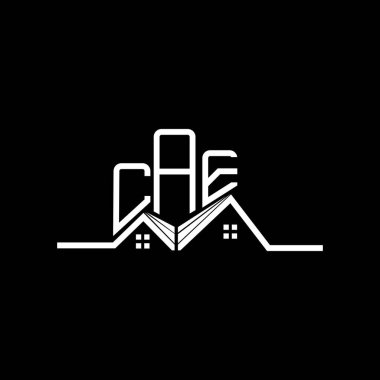 CAE emlak logosu tasarımı, CAE basit ve modern logo. CAE lüks alfabe tasarımı  