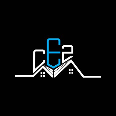 CEZ Real State logo tasarımı, CEZ basit ve modern logo. CEZ lüks alfabe tasarımı  