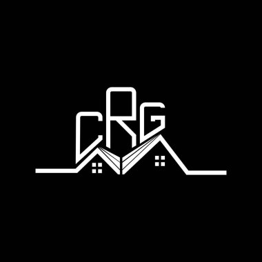 CRG Real State logo tasarımı, CRG basit ve modern logo. CRG lüks alfabe tasarımı  