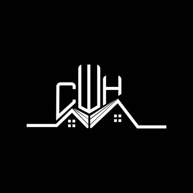 CWH Real State logo tasarımı, CWH basit ve modern logo. CWH lüks alfabe tasarımı  