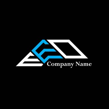 EEO logo tasarımı, EEO basit ve modern logo. AÇO lüks alfabe tasarımı  