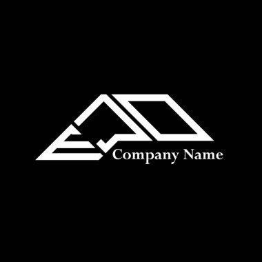 EJO logo tasarımı, EJO basit ve modern logo. EJO lüks alfabe tasarımı  