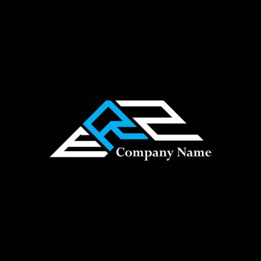 ERZ logo tasarımı, ERZ basit ve modern logo. ERZ lüks alfabe tasarımı  
