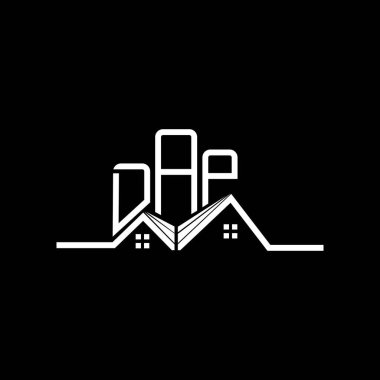 DAP Emlak Logosu Tasarımı, DAP Basit ve Modern Logo. DAP lüks alfabe tasarımı  