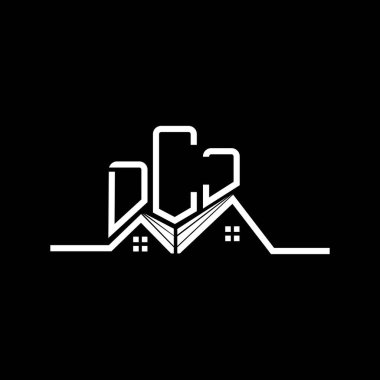 DCJ Real State logo tasarımı, DCJ basit ve modern logo. DCJ lüks alfabe tasarımı  