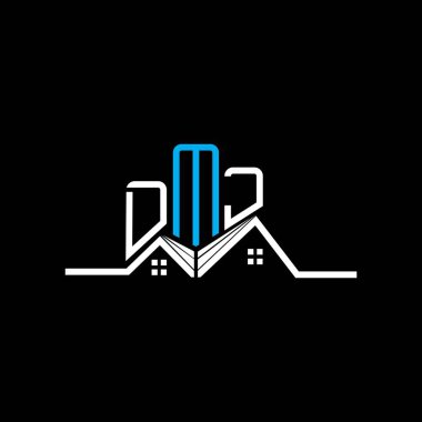 DMJ Real State logo tasarımı, DMJ basit ve modern logo. DMJ lüks alfabe tasarımı  