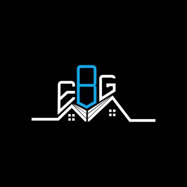 EBG Real State logo tasarımı, EBG basit ve modern logo. EBG lüks alfabe tasarımı  