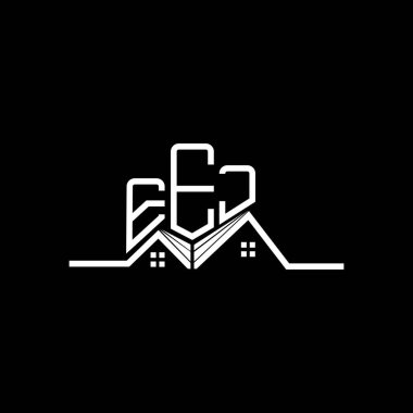 EEJ Real State logo tasarımı, EEJ basit ve modern logo. AÇJ lüks alfabe tasarımı  