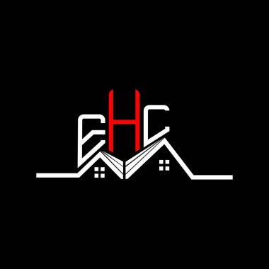 EHL Real State logo tasarımı, EHL basit ve modern logo. EHL lüks alfabe tasarımı  