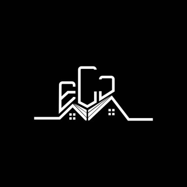 ELJ Real State logo tasarımı, ELJ basit ve modern logo. ELJ lüks alfabe tasarımı  