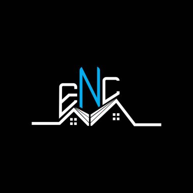 ENL Real State logo tasarımı, ENL basit ve modern logo. ENL lüks alfabe tasarımı  