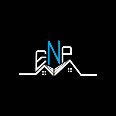 ENP Real State logo tasarımı, ENP basit ve modern logo. ENP lüks alfabe tasarımı  
