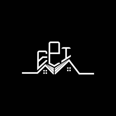EPI Real State logo tasarımı, EPI basit ve modern logo. EPI lüks alfabe tasarımı  