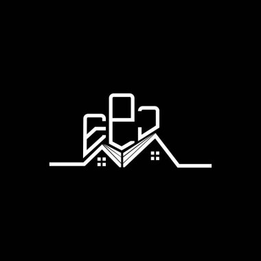 EPJ Real State logo tasarımı, EPJ basit ve modern logo. EPJ lüks alfabe tasarımı  