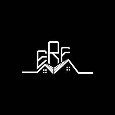 ERF Real State logo tasarımı, ERF basit ve modern logo. ERF lüks alfabe tasarımı  