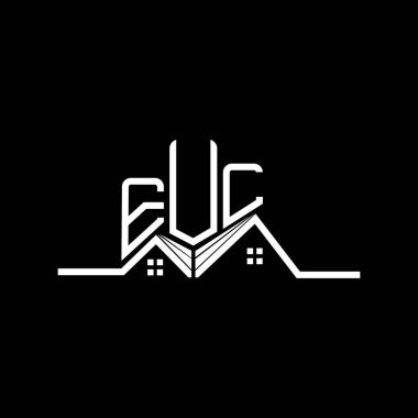 EUL Emlak logosu tasarımı, EUL basit ve modern logosu. EUL lüks alfabe tasarımı  