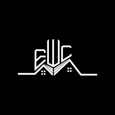 EWL Real State logo tasarımı, EWL basit ve modern logo. EWL lüks alfabe tasarımı 