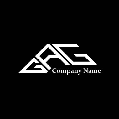 GAG logo tasarımı, GAG basit ve modern logo. GAG lüks alfabe tasarımı  