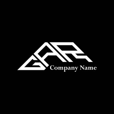 GAR logo tasarımı, GAR basit ve modern logo. GAR lüks alfabe tasarımı  