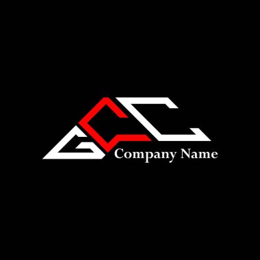 GCC logo tasarımı, GCC basit ve modern logo. GCC lüks alfabe tasarımı  