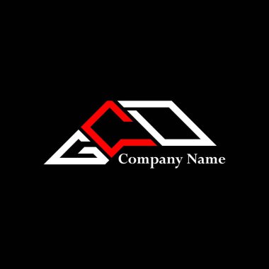 GCD logo tasarımı, GCD basit ve modern logo. GCD lüks alfabe tasarımı  