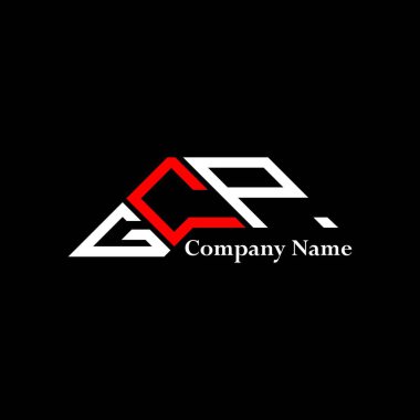 GCP logo tasarımı, GCP basit ve modern logo. GCP lüks alfabe tasarımı  