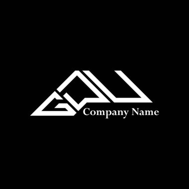 GDU logo tasarımı, GDU basit ve modern logo. GDU lüks alfabe tasarımı  