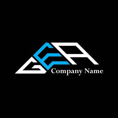 GEA logo tasarımı, GEA basit ve modern logo. GEA lüks alfabe tasarımı  