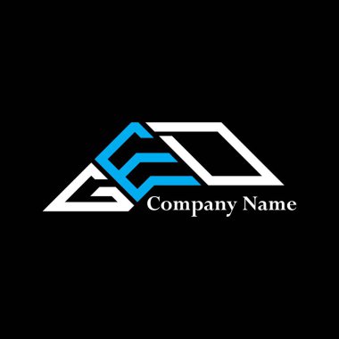GED logo tasarımı, GED basit ve modern logo. GED lüks alfabe tasarımı  