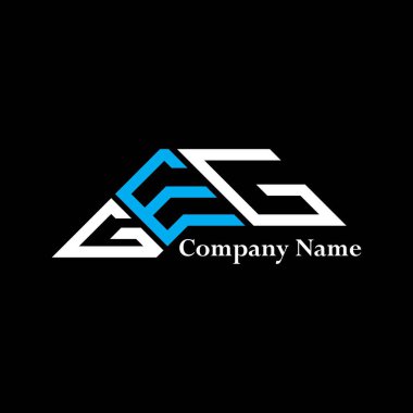 GEG logo tasarımı, GEG basit ve modern logo. GEG lüks alfabe tasarımı  