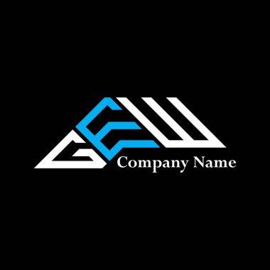 GEW logo tasarımı, GEW basit ve modern logo. GEW lüks alfabe tasarımı  