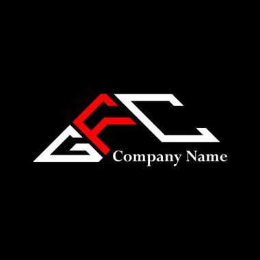 GFC logo tasarımı, GFC basit ve modern logo. GFC lüks alfabe tasarımı  