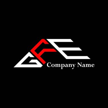 GFE logo tasarımı, GFE basit ve modern logo. GFE lüks alfabe tasarımı  