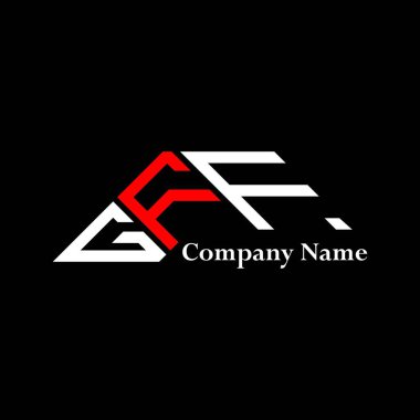 GFF logo tasarımı, GFF basit ve modern logo. GFF lüks alfabe tasarımı  