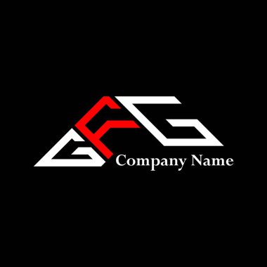 GFG logo tasarımı, GFG basit ve modern logo. GFG lüks alfabe tasarımı  