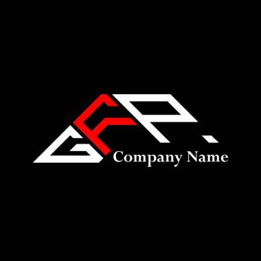 GFP logo tasarımı, GFP basit ve modern logo. GFP lüks alfabe tasarımı  