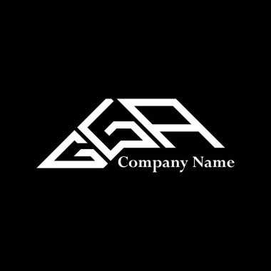 GGA logo tasarımı, GGA basit ve modern logo. GGA lüks alfabe tasarımı  