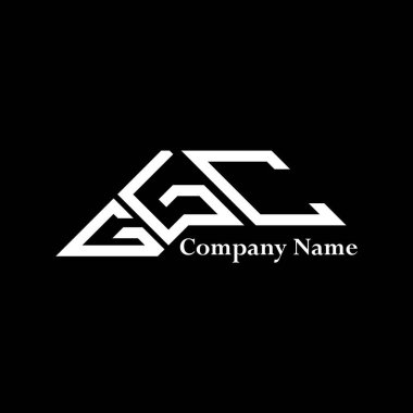 GGC logo tasarımı, GGC basit ve modern logo. GGC lüks alfabe tasarımı  