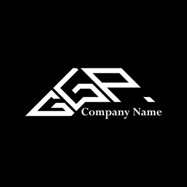 GGP logo tasarımı, GGP basit ve modern logo. GGP lüks alfabe tasarımı  